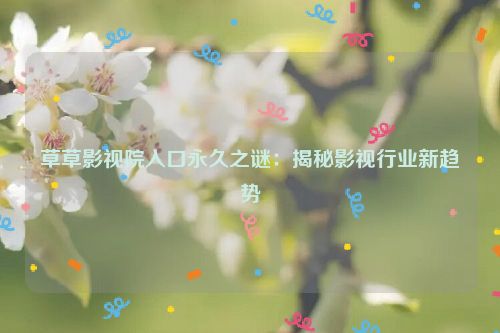 草草影视院入口永久之谜：揭秘影视行业新趋势