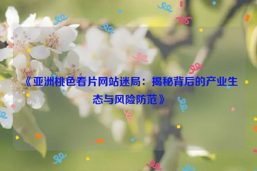 《亚洲桃色看片网站迷局：揭秘背后的产业生态与风险防范》